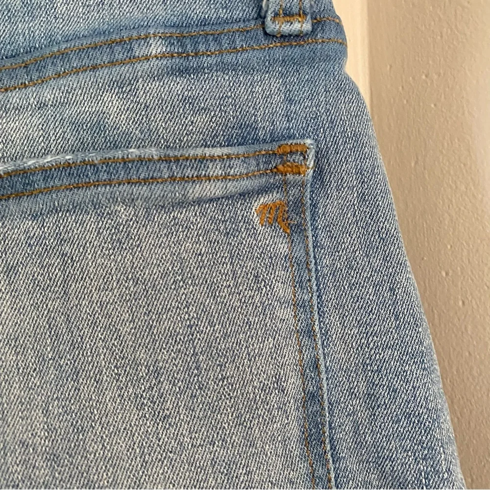 Madewell The Curvy Perfect Vintage Denim Jean Shorts Rolled Hem Sz 26 Boho - Picture 6 of 9